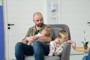 Anthony with his two children